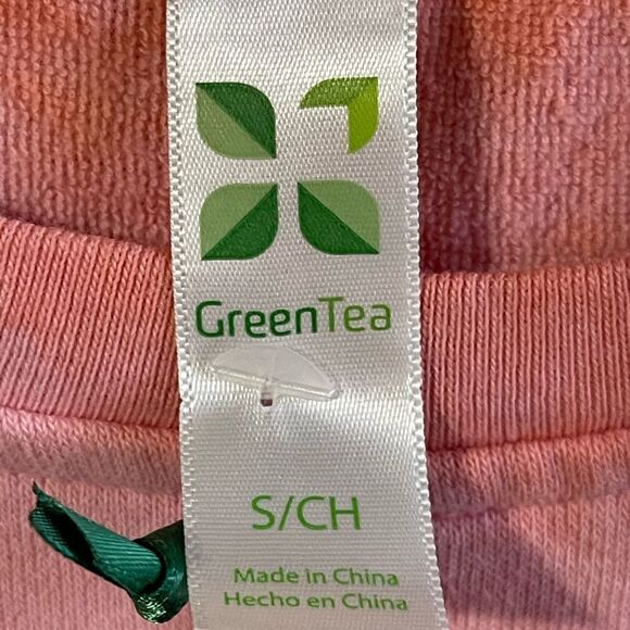 Green Tea Tie Dye Lightweight Sweatshirt Sm - Picture 2 of 5